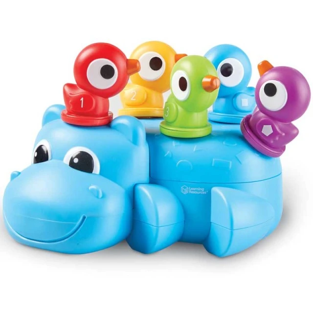 Baby toy for fine motor skills - Huey the hippopotamus