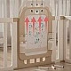 Baby fence with basketball hoop and drawing board - Owl