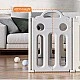 Baby fence with basketball hoop and activity board - Gray car