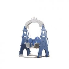 Baby plastic swing, blue