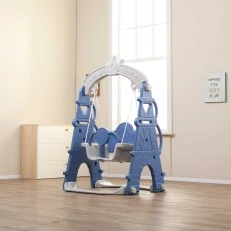 Baby plastic swing, blue