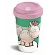 Mug with lid Theodor Unicorn, green