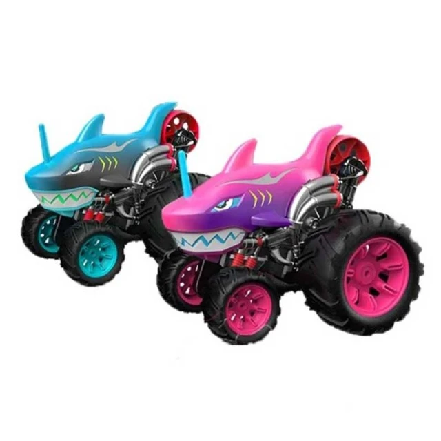 Off-road jeep with RC control and 360° rotation - pink