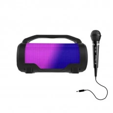 Karaoke Bluetooth speaker with microphone, black