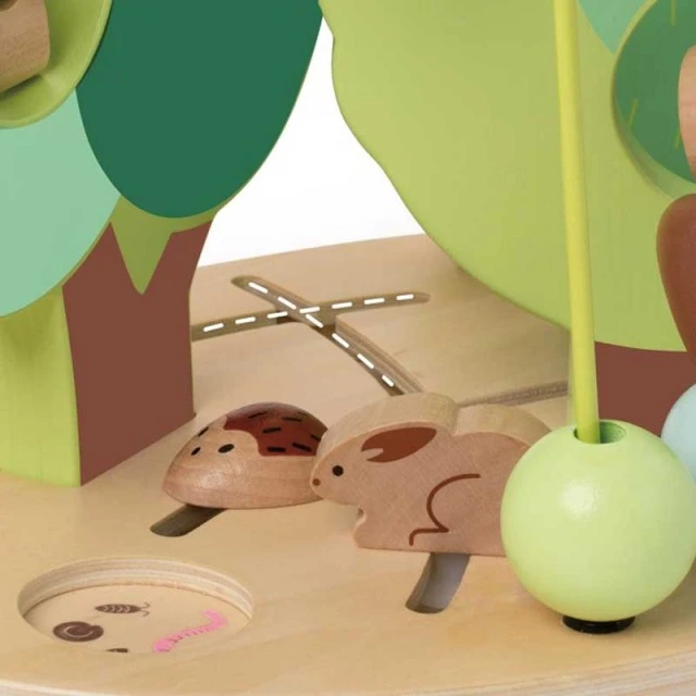 Wood bonfire - labyrinth for children - The Magic Forest