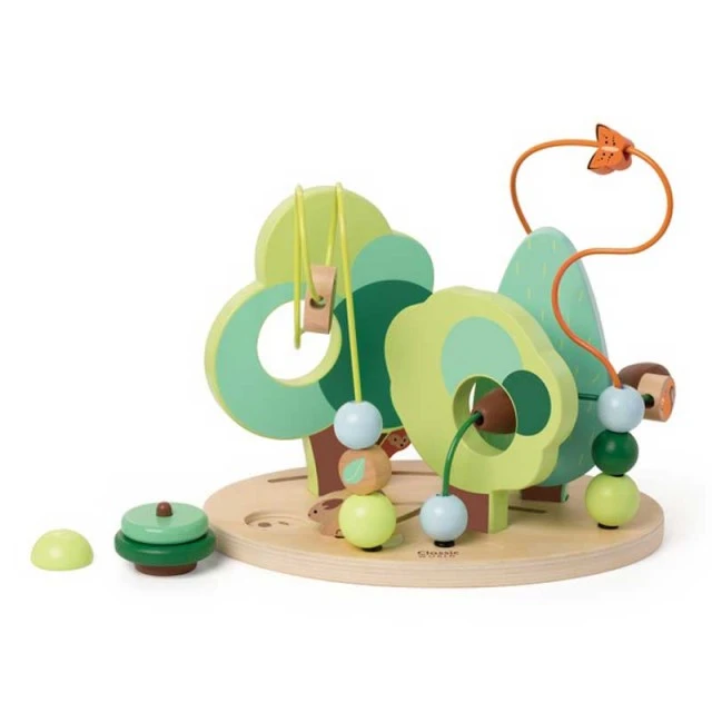 Wood bonfire - labyrinth for children - The Magic Forest