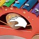 Wooden Xylophone Dinosaur Classic World for Pulling, 18+ months
