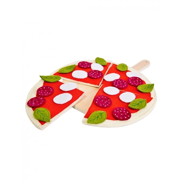 Wooden kitchen set - Pizza with cutting board