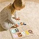 Classic World wooden puzzle with numbers and animals for early learning, 11 pieces