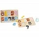 Classic World wooden puzzle with numbers and animals for early learning, 11 pieces