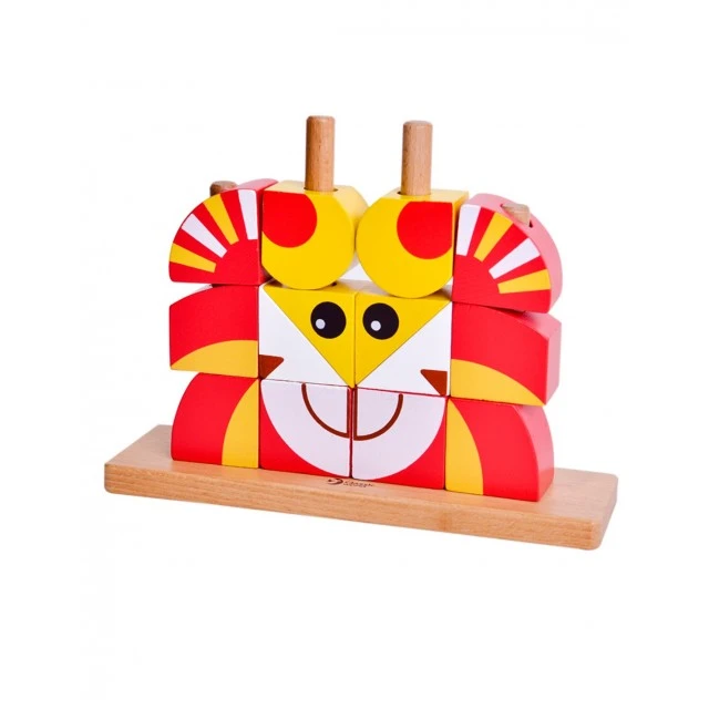 Wooden puzzle - Leo cubes