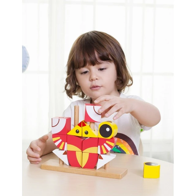 Wooden puzzle - Leo cubes
