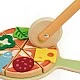 Дървена детска фурна за пици с аксесоари