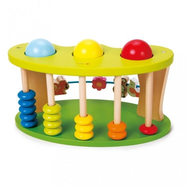 Wooden children’s toy for coordination and accuracy