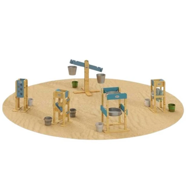 Wooden children's sand tower Classic World Educational, 3+ years
