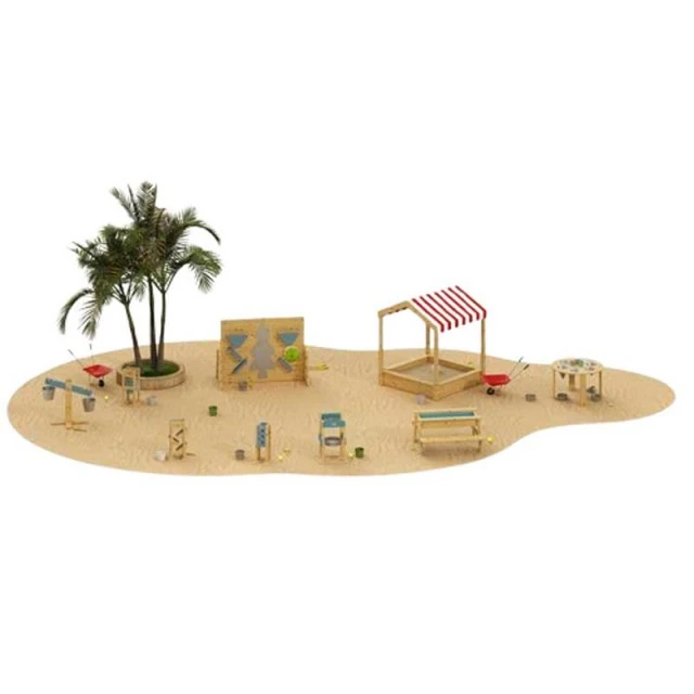 Wooden children's sand tower Classic World Educational, 3+ years