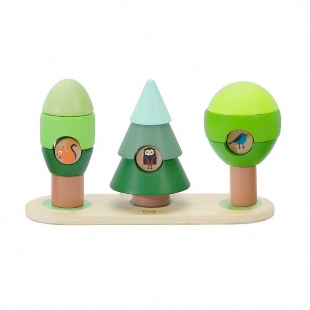 Wooden toy - string cubes Forest