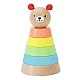 Wooden toy - stacking tower-bear