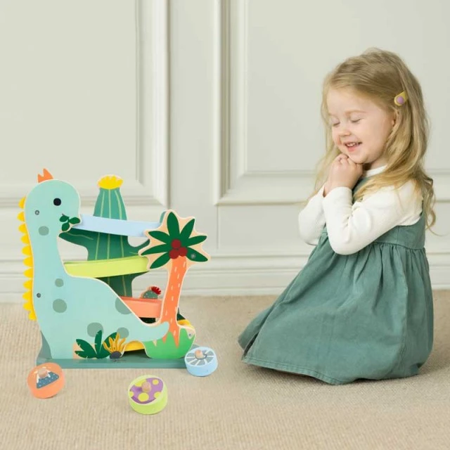 Wooden toy - slide Dinosaur Classic World