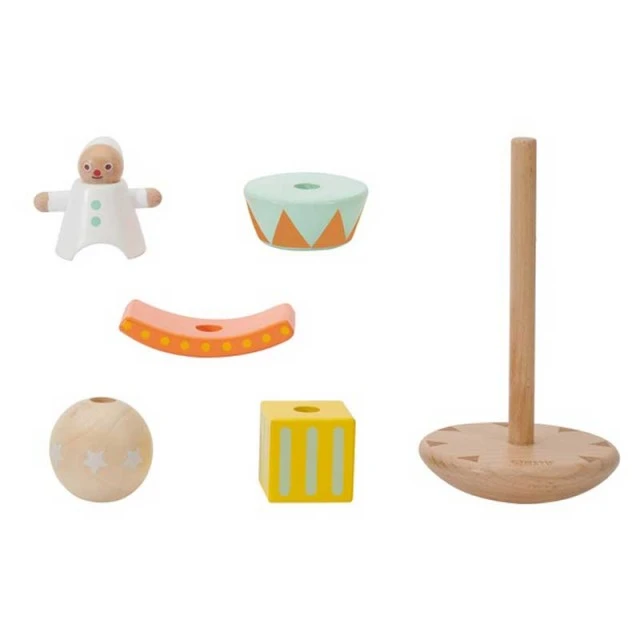 Wooden toy for balance and coordination - The Jolly Clown