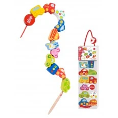 Wooden string toy - Vehicles