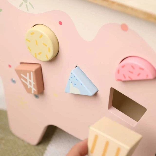 Classic World wooden ice cream cart for children