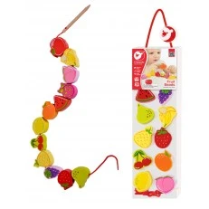 Wooden Beads for stringing - Fruits