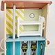 Classic World 13-piece wooden fire station for children over 3 years old