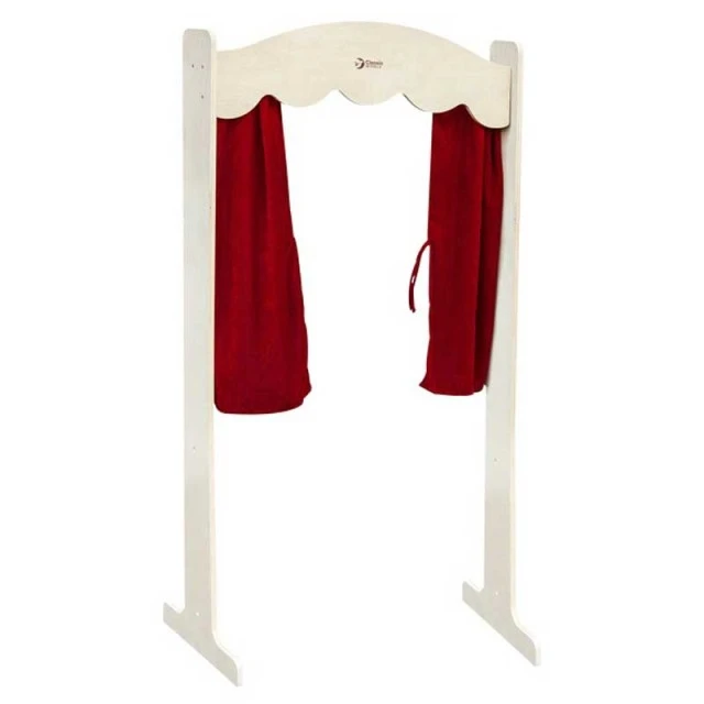 Wooden stand for children’s puppet theater