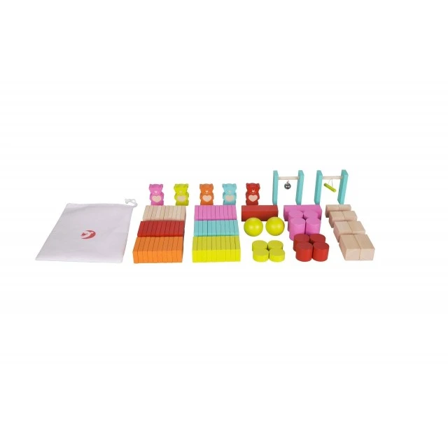 Wooden dominoes with Bears