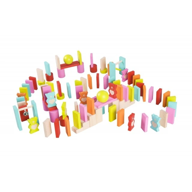 Wooden dominoes with Bears