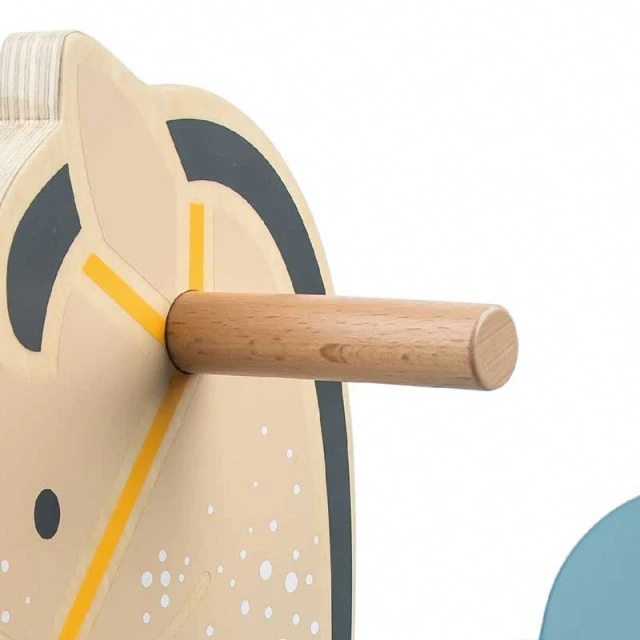 Wooden rocking horse for children