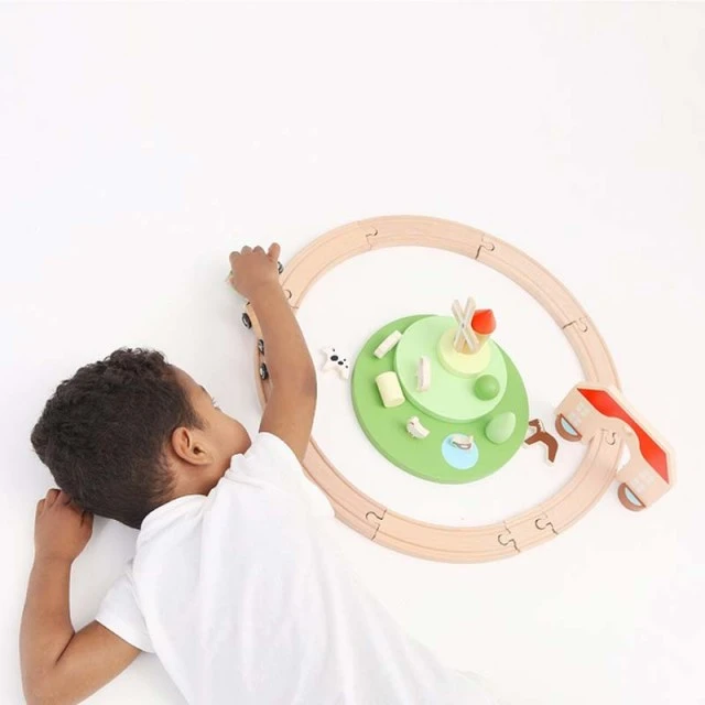 Wooden toy train - The Little Farm