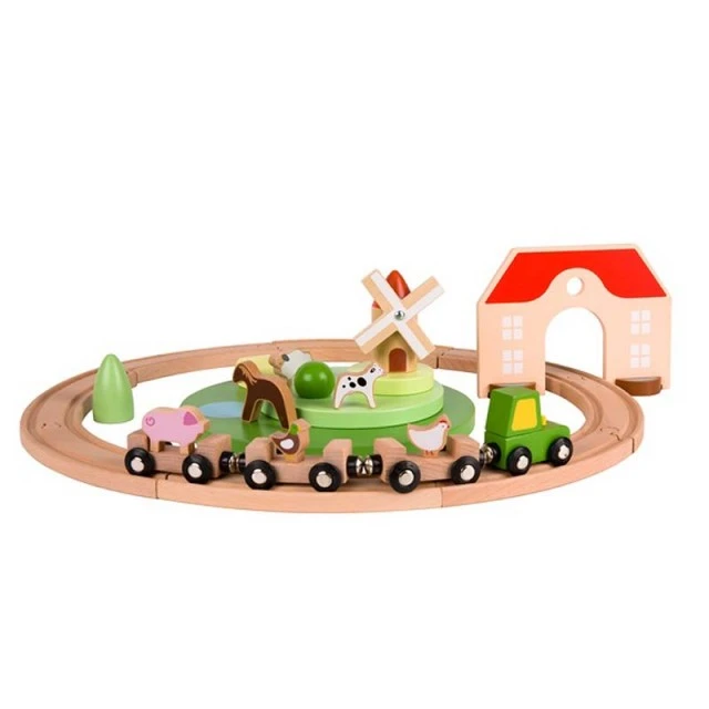 Wooden toy train - The Little Farm