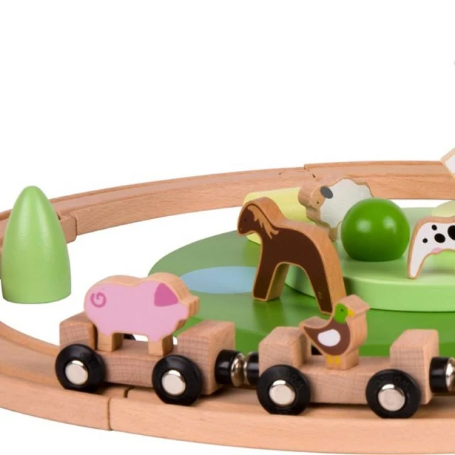 Wooden toy train - The Little Farm