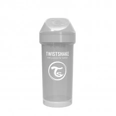 Детска чаша с шейкър Twistshake 360 мл 12+ месеца сива