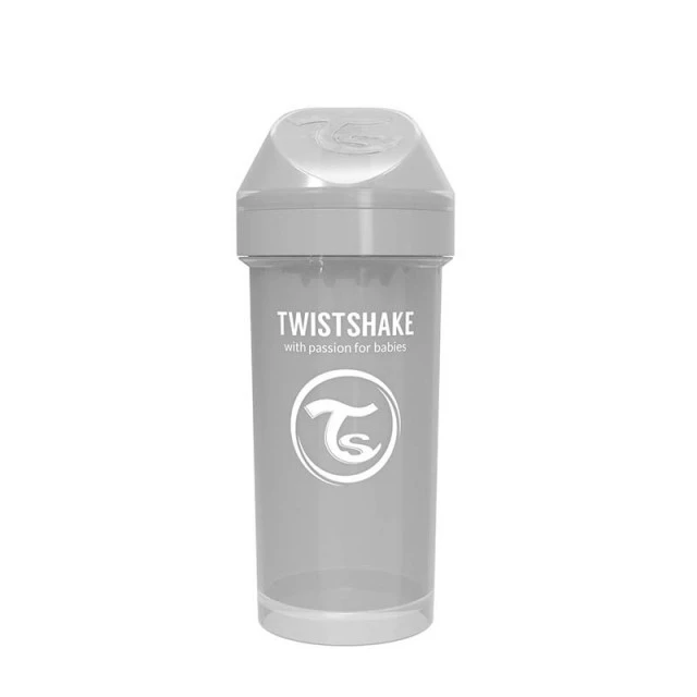 Children’s cup with shaker Twistshake 360 ml 12+ months gray