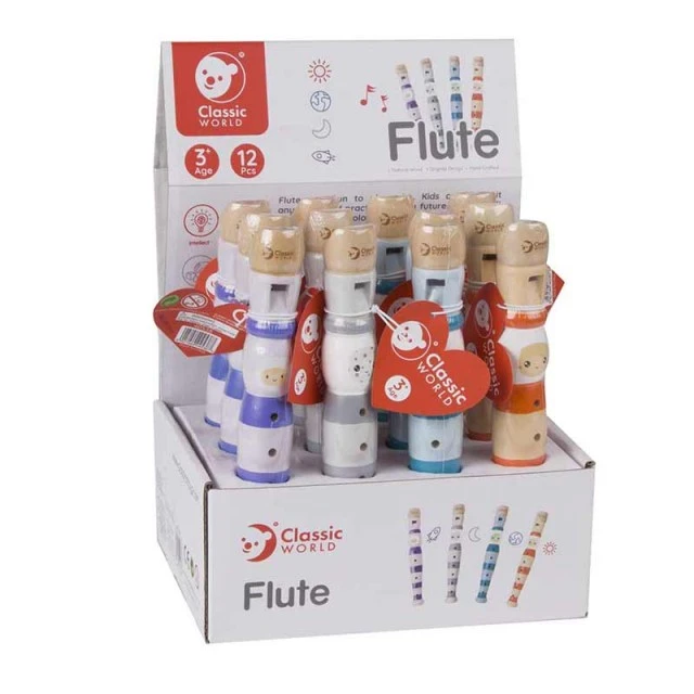 Children’s wooden flute - various colors