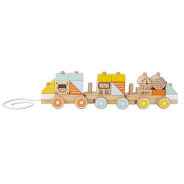 Children’s wooden pull toy - Train