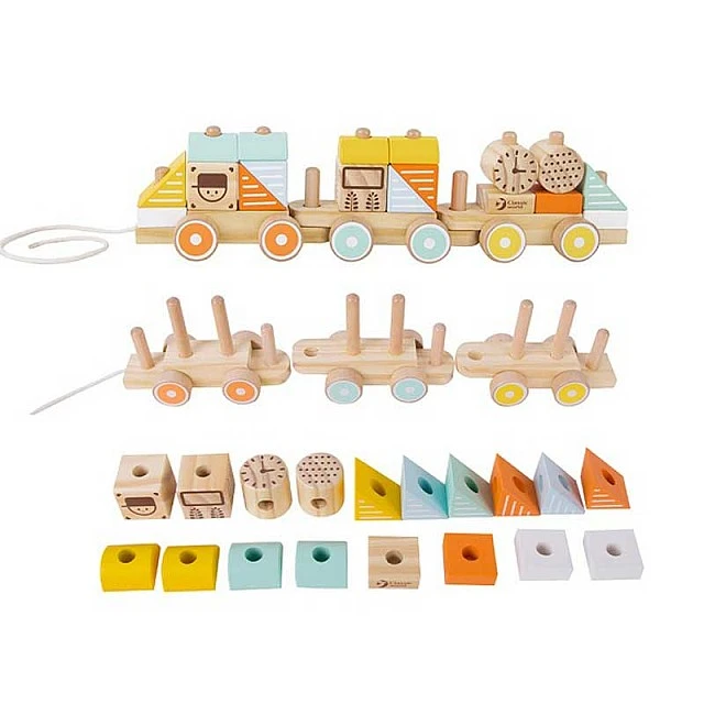 Children’s wooden pull toy - Train