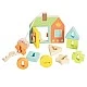 Детска дървена къщичка - сортер с различни ключалки