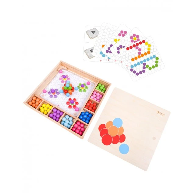 Children’s wooden color mosaic