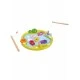 Children's game fishing with magnets