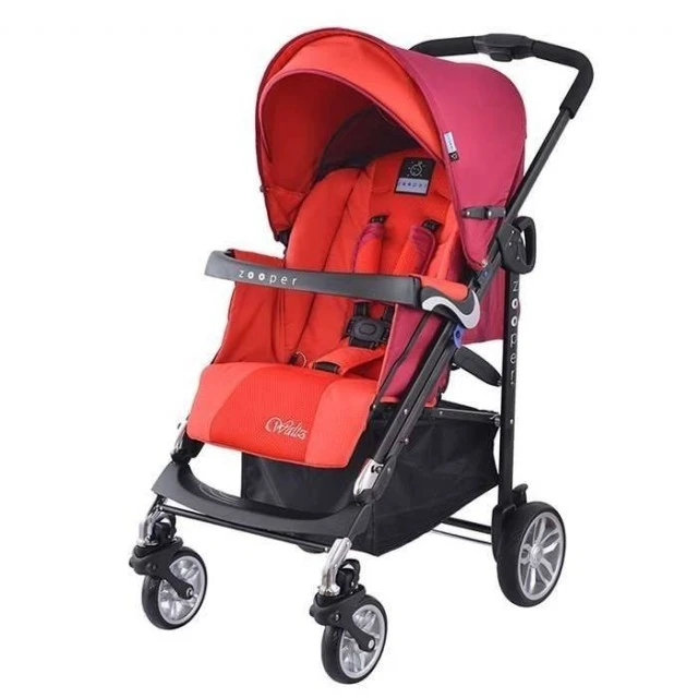 Stroller, combined Zooper Waltz Flaming Plaid, red