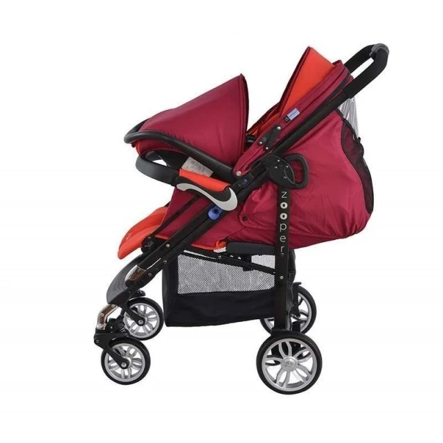 Stroller, combined Zooper Waltz Flaming Plaid, red