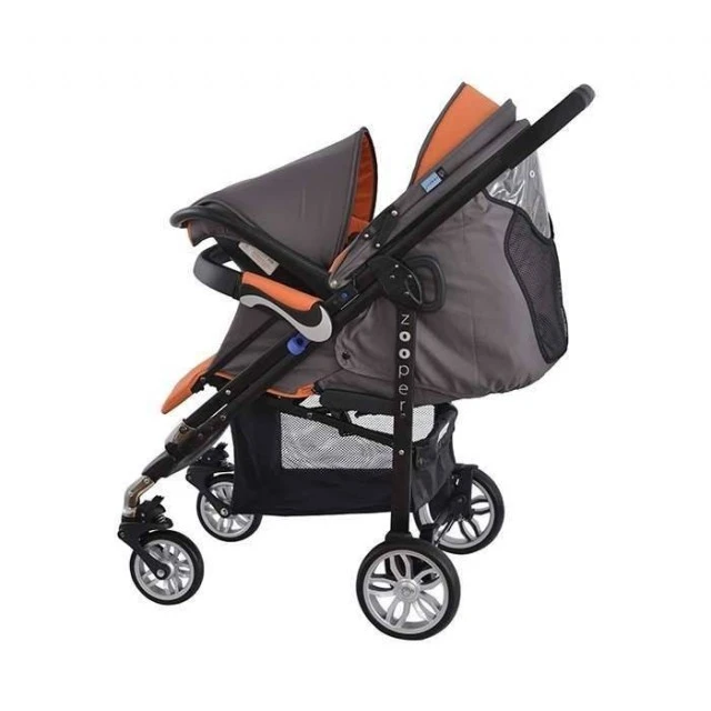 Stroller, combined Zooper Waltz Honey Citrus, gray and orange