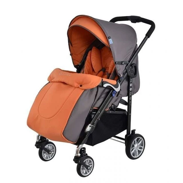 Stroller, combined Zooper Waltz Honey Citrus, gray and orange