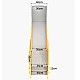 Children's slide in the shape of a giraffe 170 cm - yellow-orange