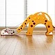 Children's slide in the shape of a giraffe 170 cm - yellow-orange