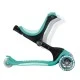 Globber Go Up Deluxe Flash Lights Kids Folding Scooter with Parental Control, Mint Green